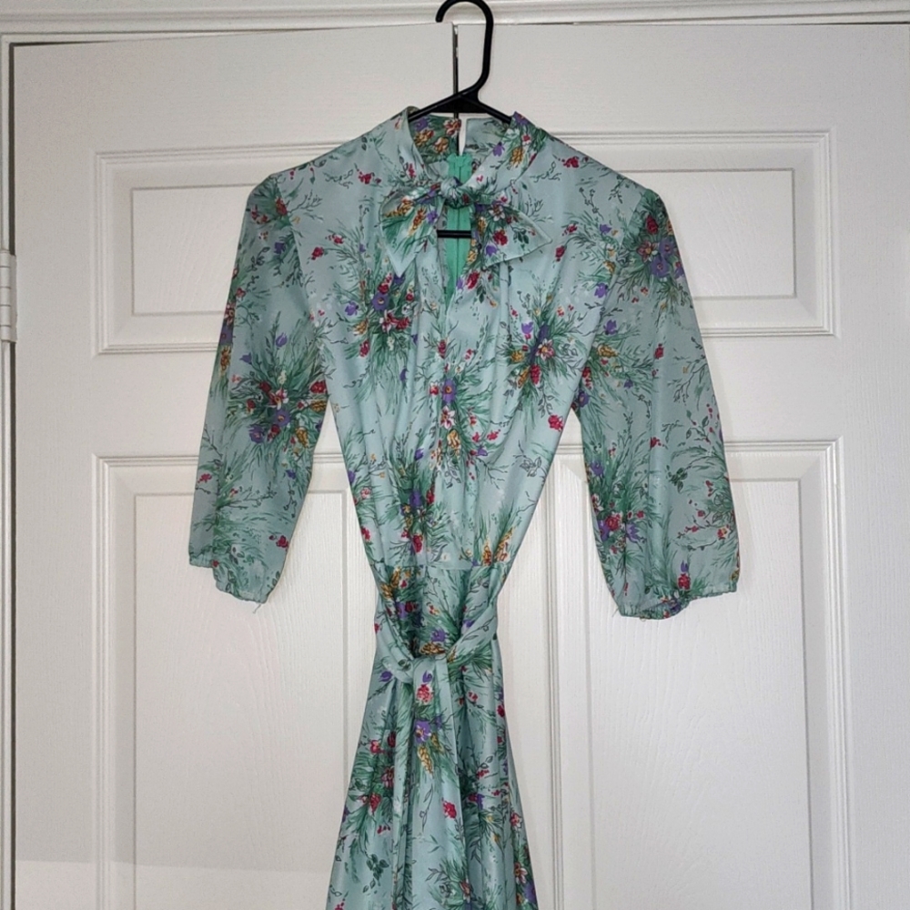 Women's Vintage Floral Dress
